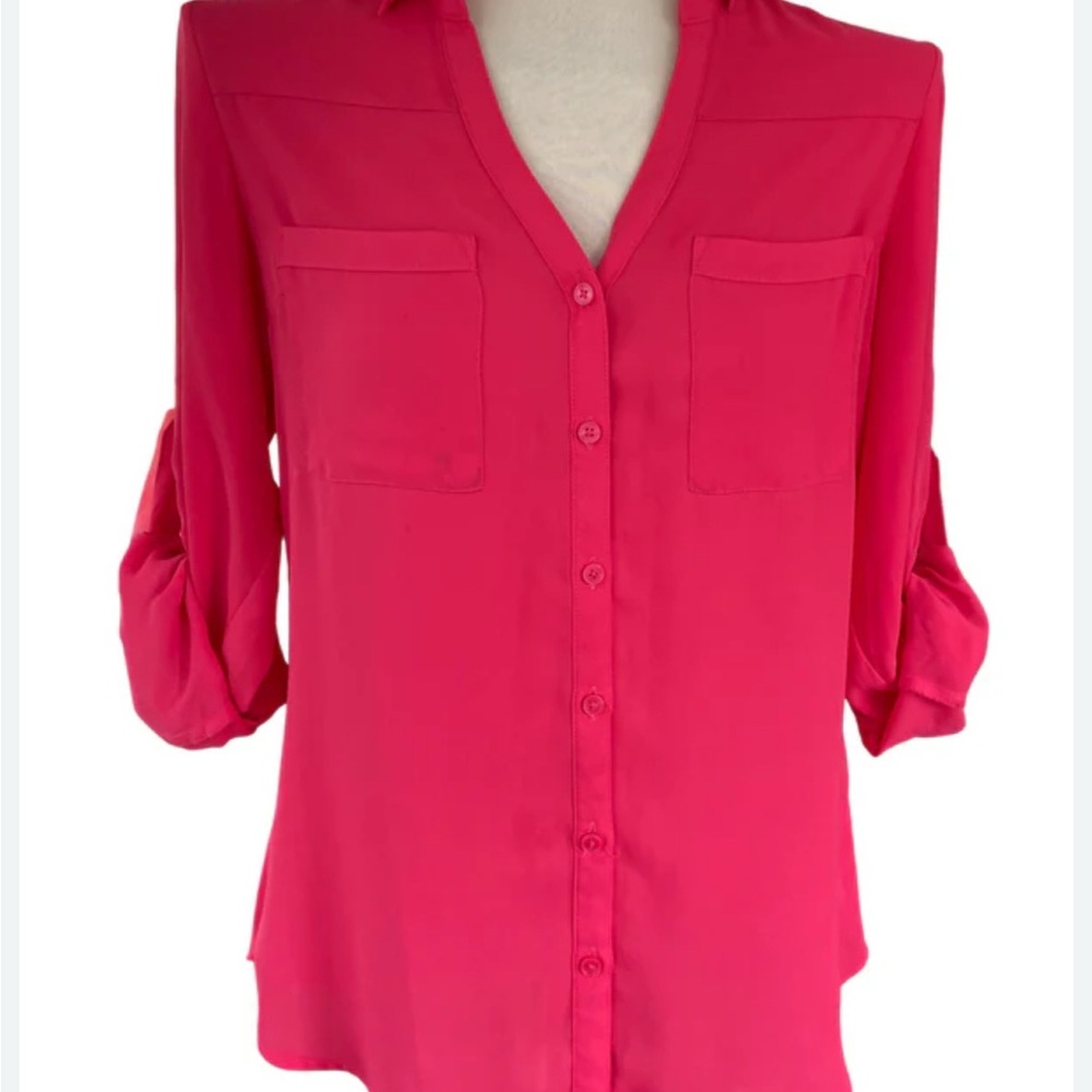 Women's Express Portofino Pink Button-Up